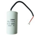 Motorski kondenzator 8uF 450V kabel – šifra CBB60G8