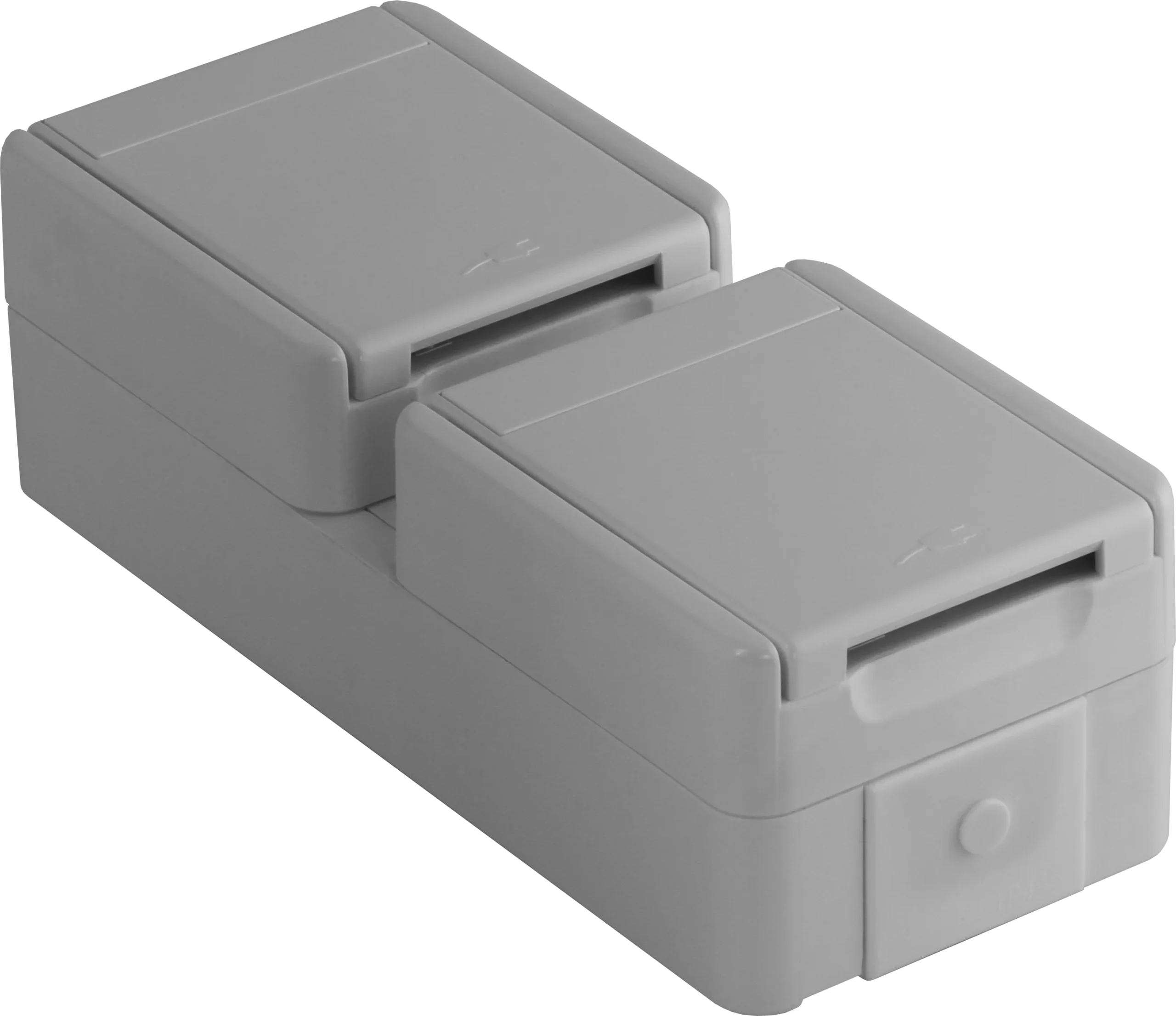 Set Vtičnica Schuko Dvojni Vertikal TEM FONTANA 16A 250V~ – bela sijaj