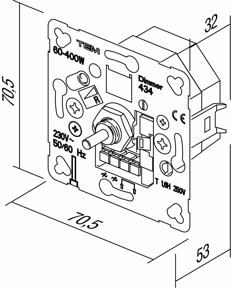 Zatemnilnik Rotacijski Men TEM EKONOMIK - slika 2