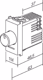 Zatemnilnik Rotacijski/Menjalni TEM MODUL 1M RL 40-300W – antracit – šifra EM12AT-U