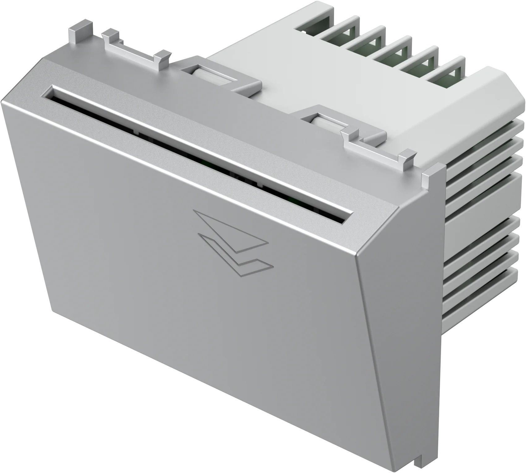 Kartično Stikalo TEM MODUL 16A 230V~ 3M – srebrna mat (elox)