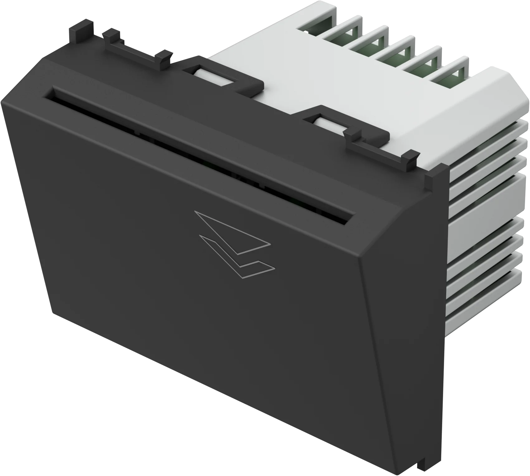 Kartično Stikalo TEM MODUL 16A 230V~ 3M – črna mat (soft touch)