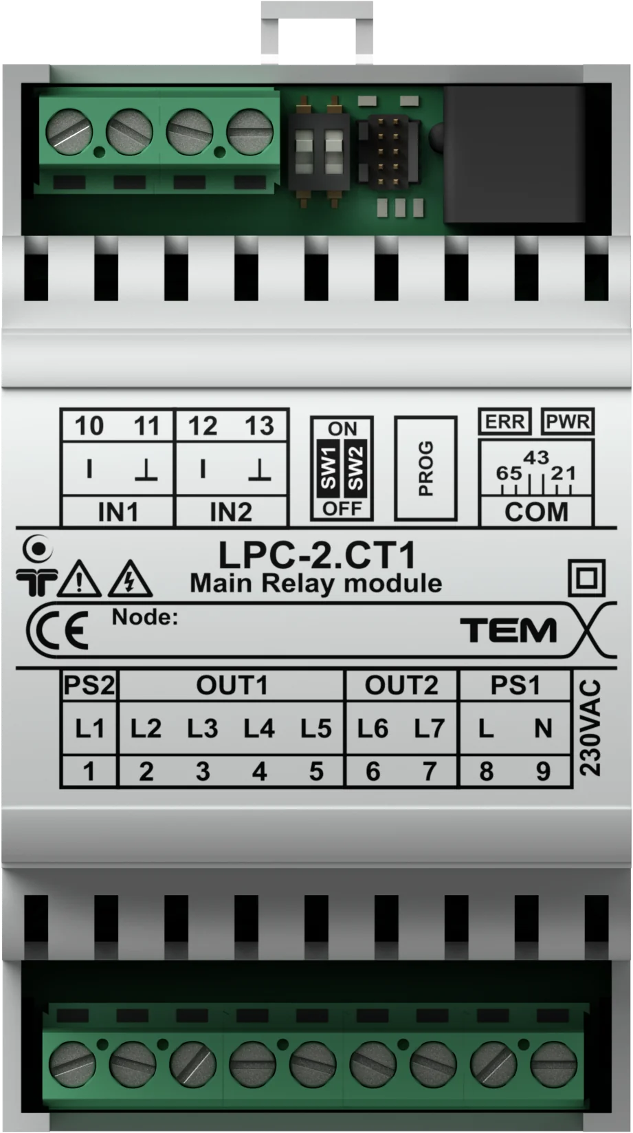 Rele Enota Za Kartično Stikalo TEM MODUL 16A 250V~ - slika 2