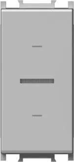 Večopravilno Časovno Stikalo TEM MODUL 16A 230V~ 1M – srebrna mat (elox) – šifra EM82ES-U