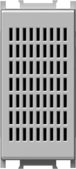 Zvonec TEM MODUL 230V~ 1M – srebrna mat (elox) – šifra EM94ES-U