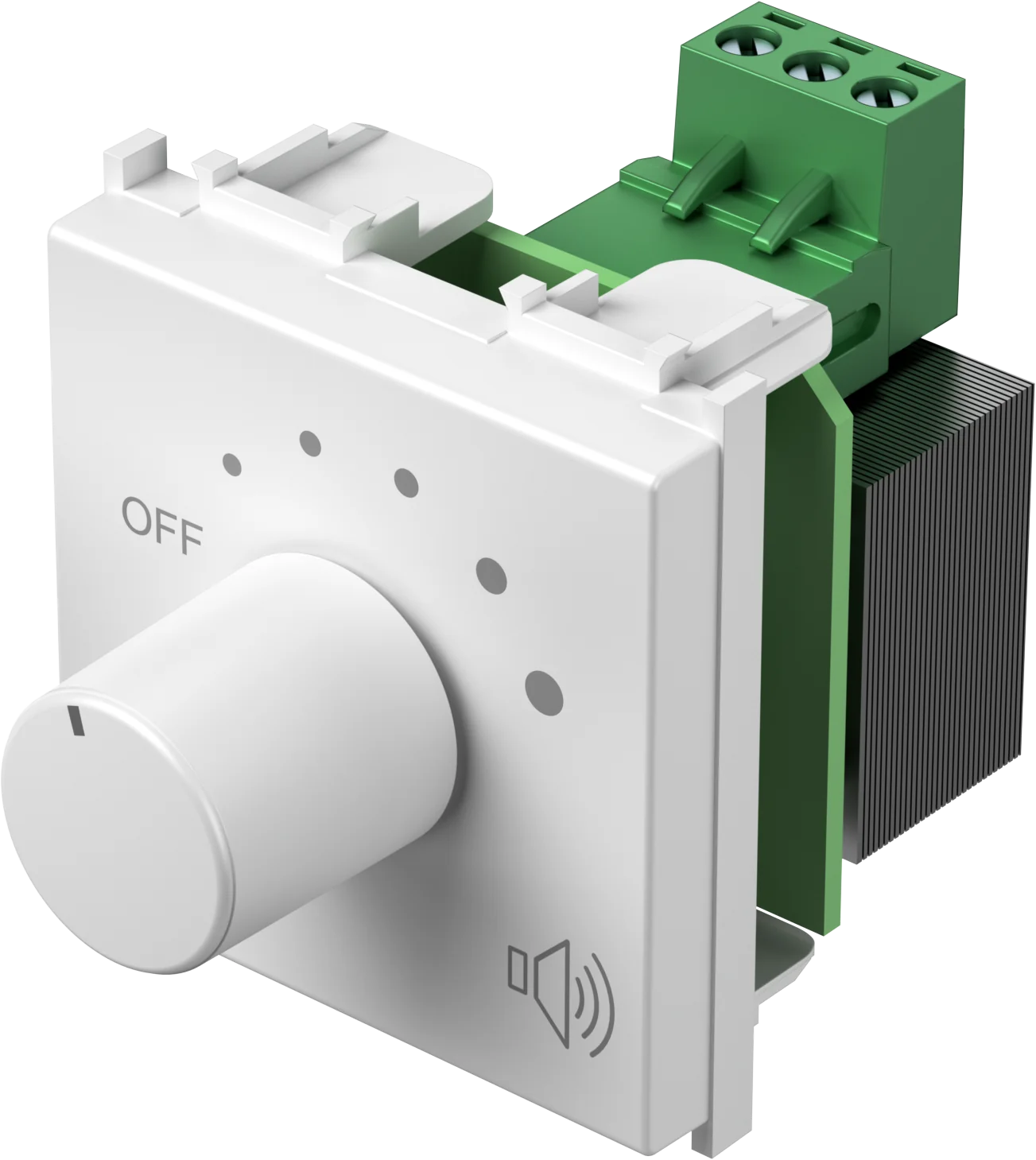 Regulator Glasnosti Za 100V Avdio L TEM MODUL 2M – bela sijaj