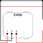 Regulator Glasnosti Nizkoohmski TEM MODUL 2M – črna mat (soft touch) – šifra EM96SB-U