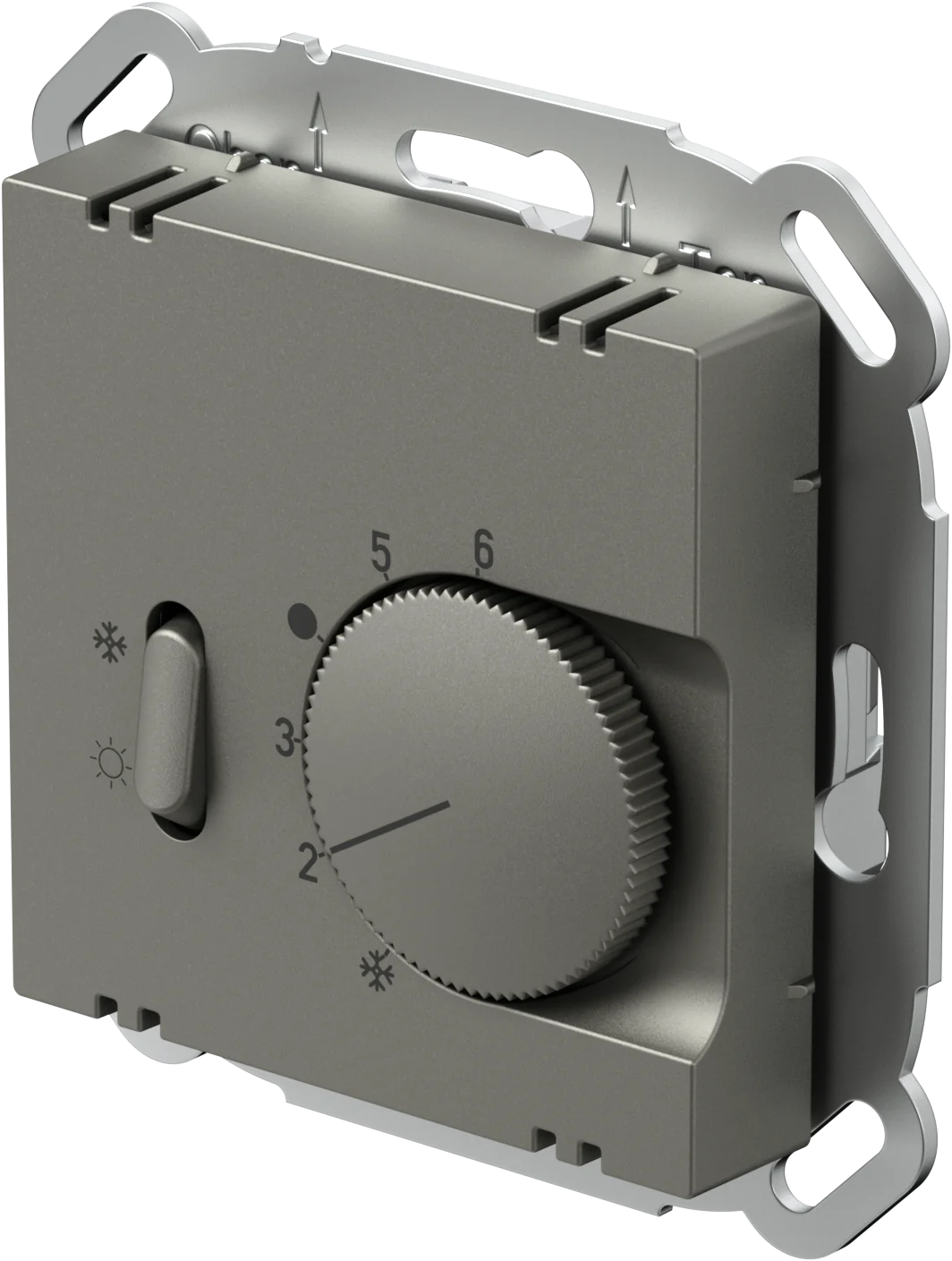 Termostat Ogrevanje / Hlajenje TEM LOGIQ 5A 230V~ – titan – šifra EQ36TIXO-U