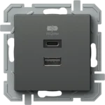 Polnilnik Usb TEM LOGIQ – antracit – šifra EQ69ATXO-U