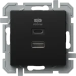 Polnilnik Usb TEM LOGIQ – črna – šifra EQ69BKXO-U