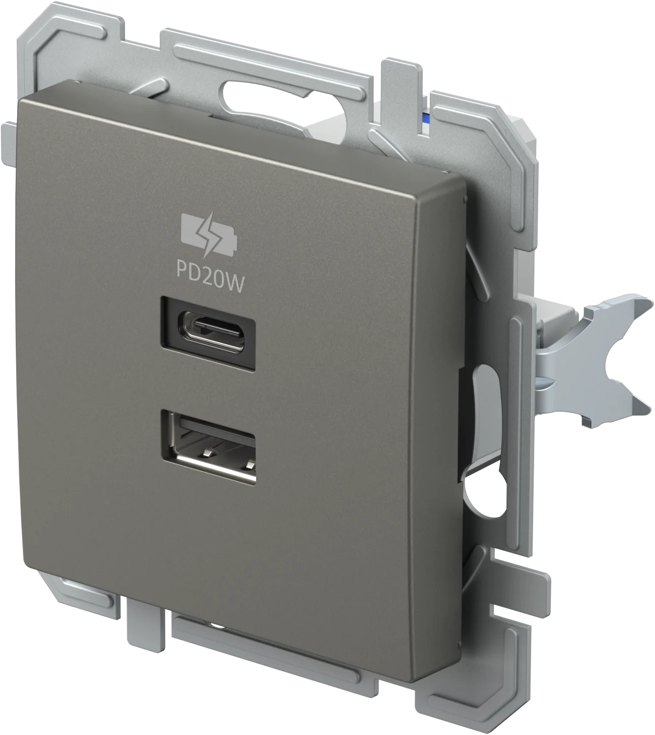 Polnilnik Usb TEM LOGIQ – titan