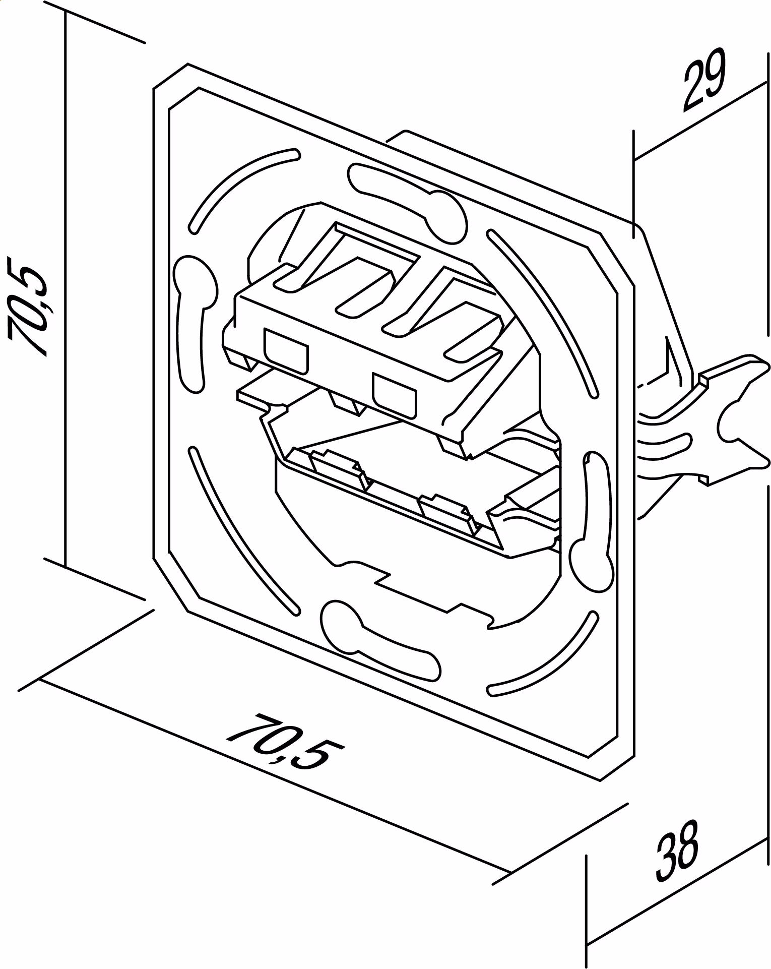 Adapter Pd Dvojni TEM EKONOMIK - slika 2