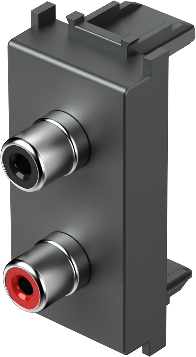 Vtičnica Audio TEM MODUL 1M – antracit – šifra KM22AT-U
