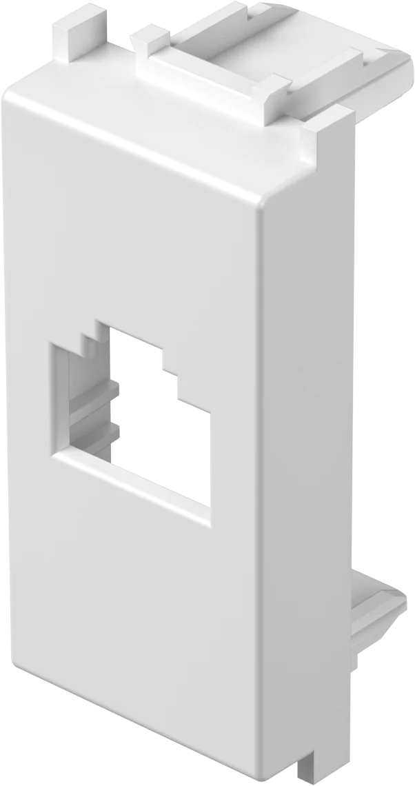 Adapter Ks TEM MODUL 1M – bela mat – šifra KM35MW-U