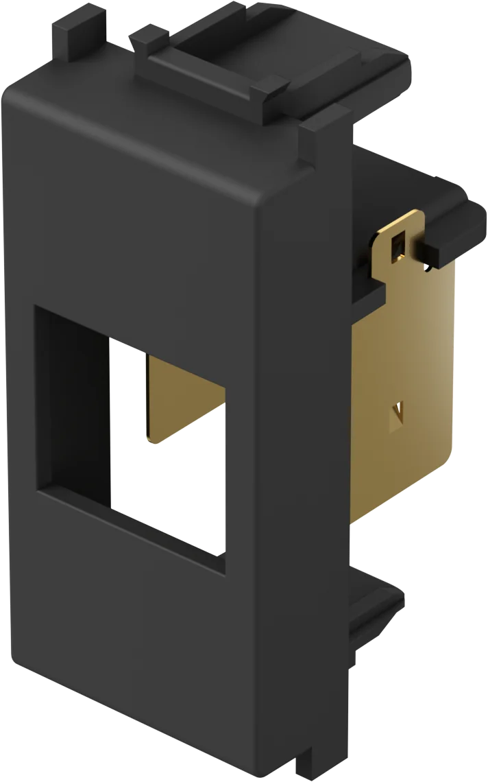 Adapter Lk TEM MODUL 1M – črna mat (soft touch)