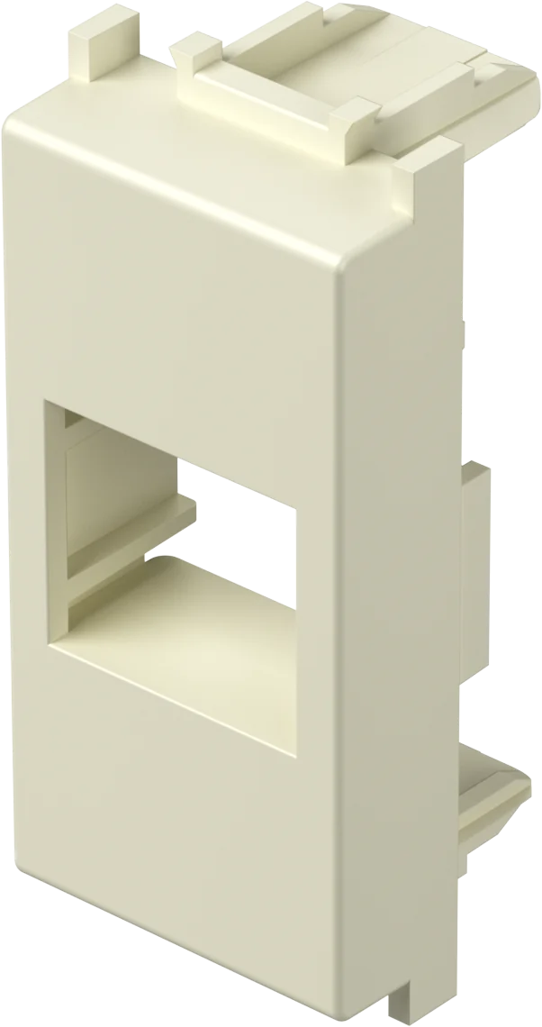 Adapter R&M TEM MODUL 1M – bež sijaj – šifra KM46IW-U