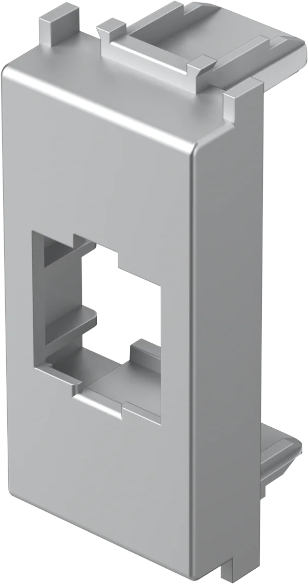 Adapter Ks Univerzalni TEM MODUL 1M – srebrna mat (elox)