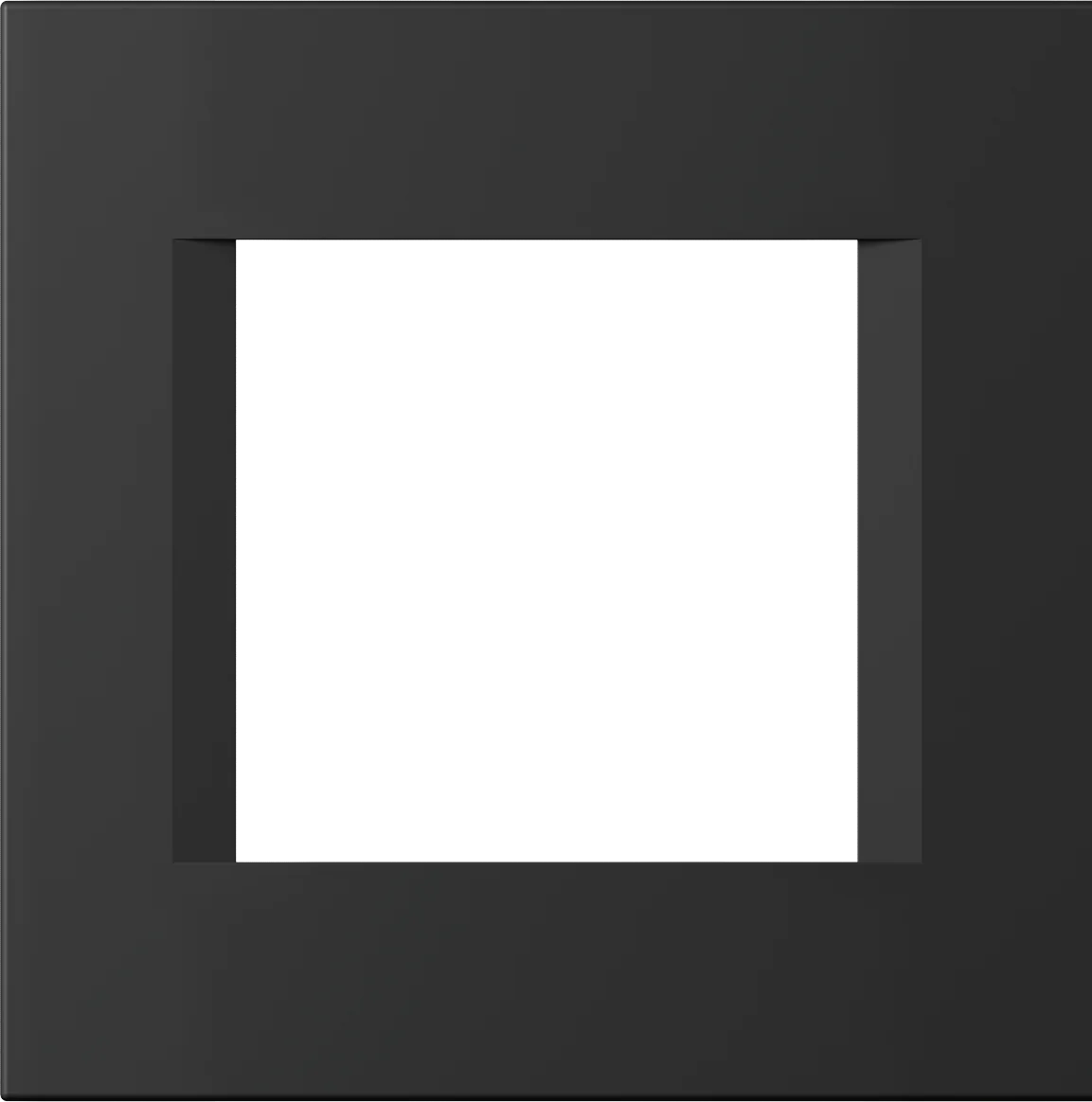 Okvir Line TEM MODUL 2M – črna mat (soft touch)