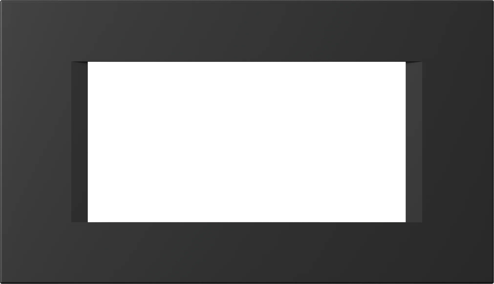 Okvir Line TEM MODUL 4M – črna mat (soft touch)