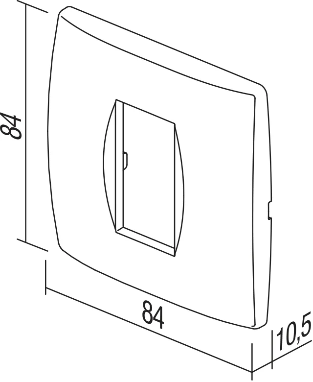 Okvir Soft TEM MODUL 2M – wenge - slika 2