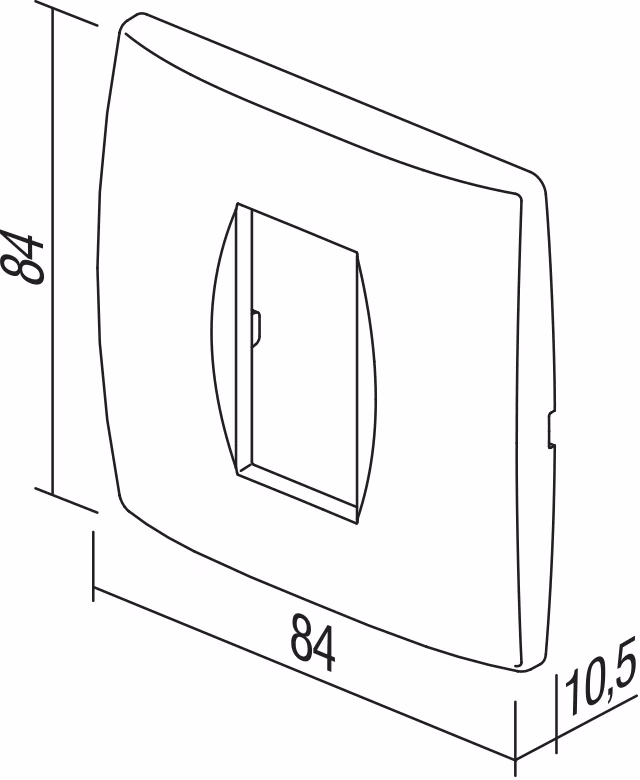 Okvir Soft TEM MODUL 2M – oreh - slika 2
