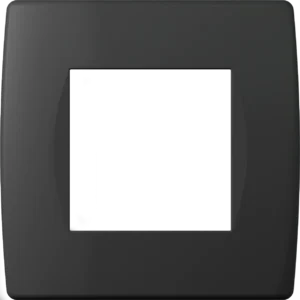 Okvir Soft TEM MODUL 2M – črna mat (soft touch) – šifra OS20SB-U