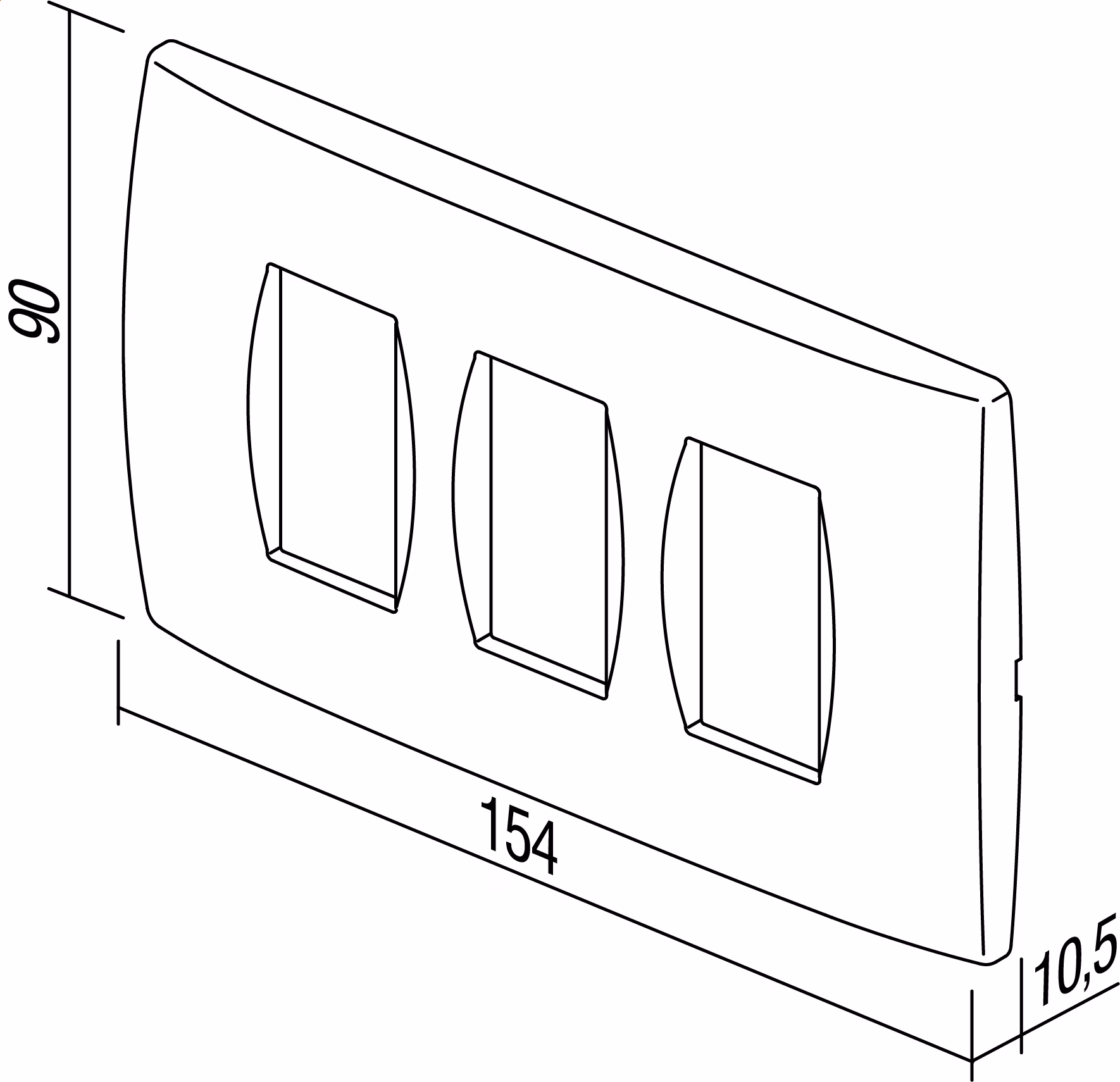 Okvir Soft Kopalniški Set TEM MODUL – wenge