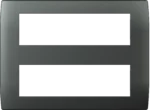 Okvir Soft TEM MODUL 2x7M – antracit – šifra OS71AT-U