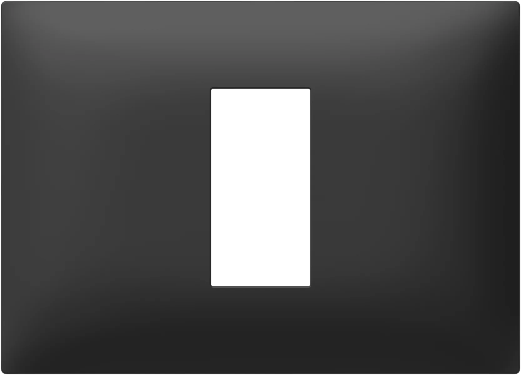 Okvir Thin TEM MODUL 3M – črna mat (soft touch) - slika 2