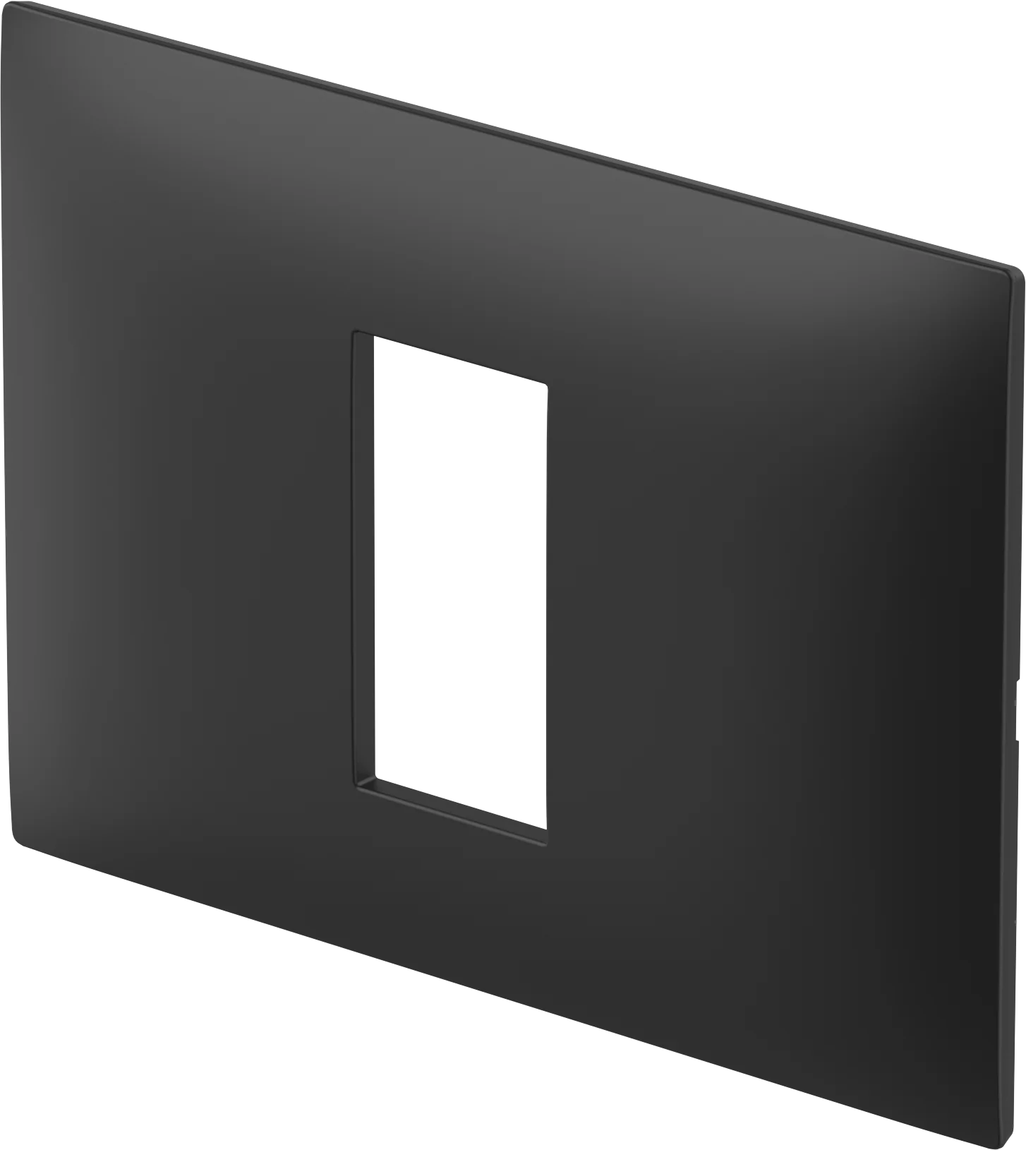 Okvir Thin TEM MODUL 3M – črna mat (soft touch)