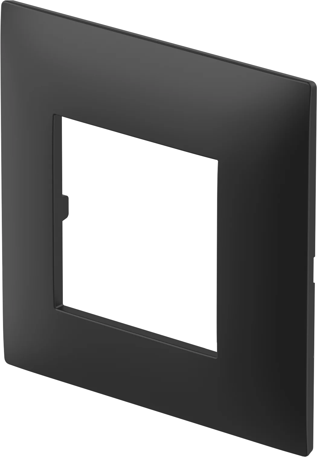 Okvir Thin TEM MODUL 2M – črna mat (soft touch)