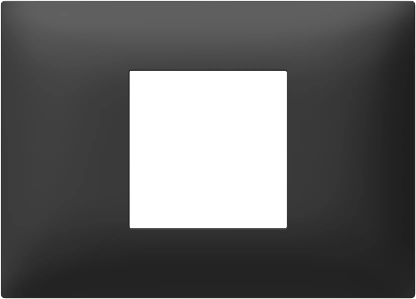 Okvir Thin TEM MODUL 3M – črna mat (soft touch) - slika 2