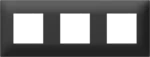 Okvir Thin TEM MODUL 3x2M – črna mat (soft touch) – šifra OT26SB-U