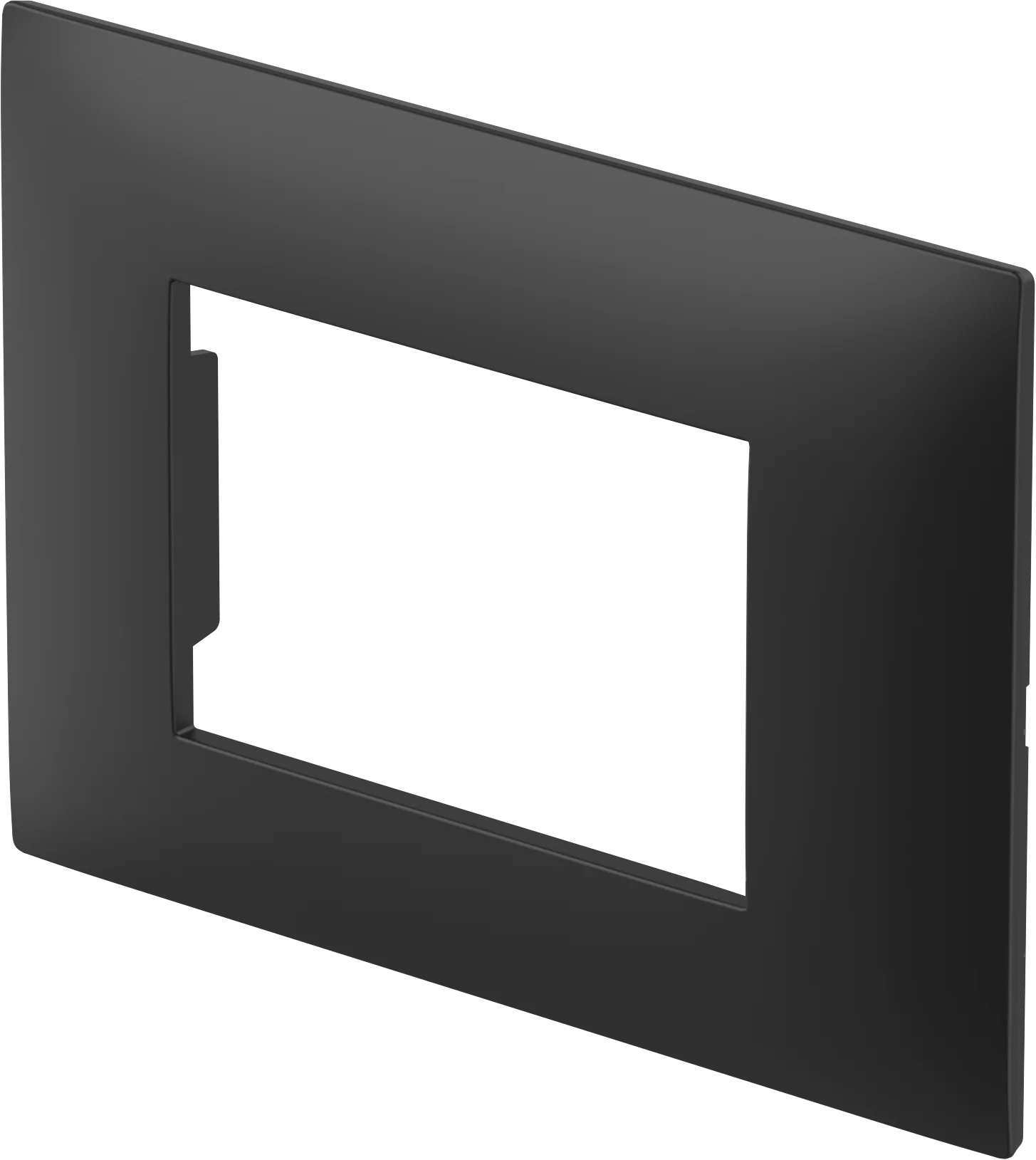 Okvir Thin TEM MODUL 3M – črna mat (soft touch)