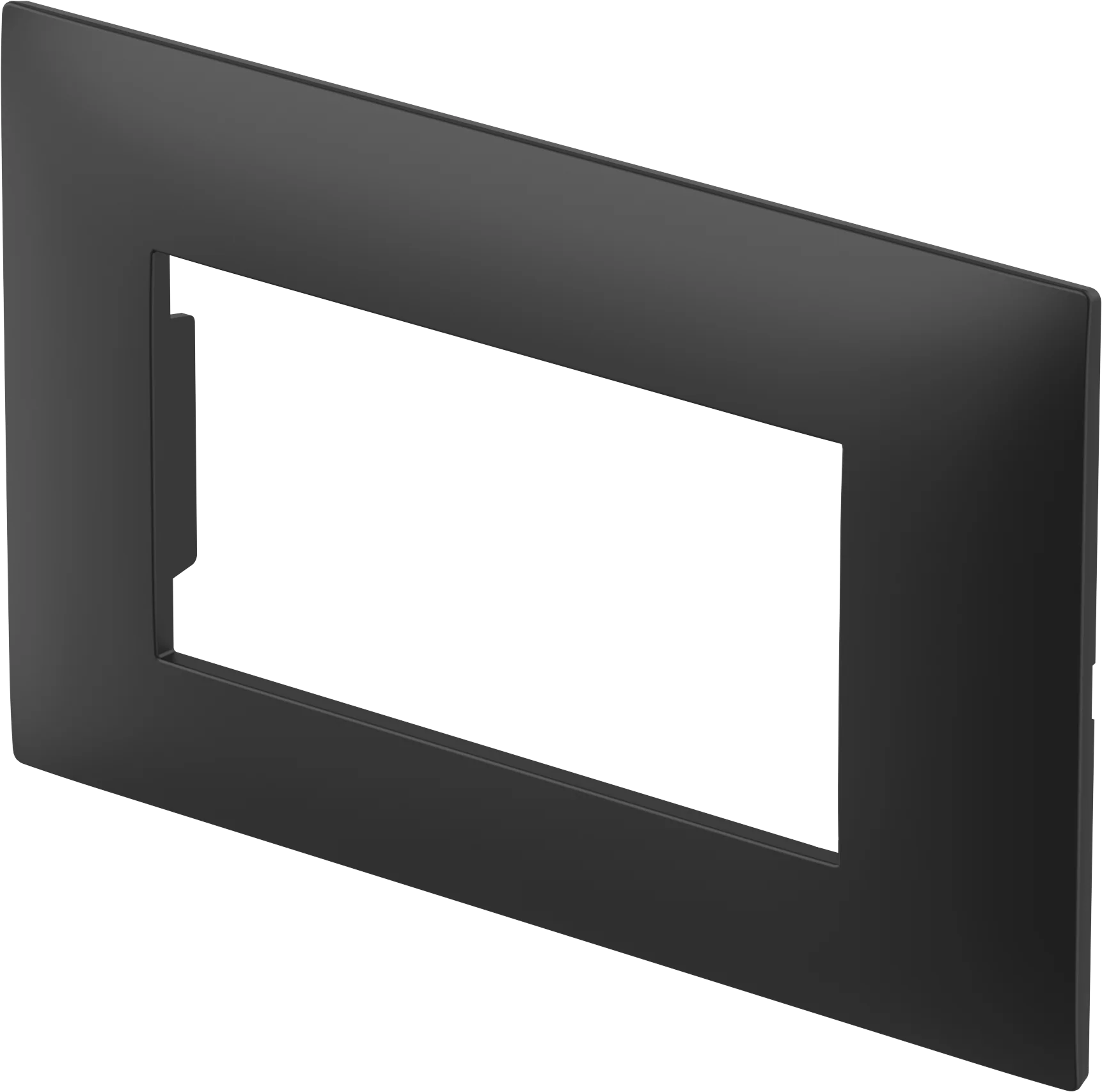 Okvir Thin TEM MODUL 4M – črna mat (soft touch)