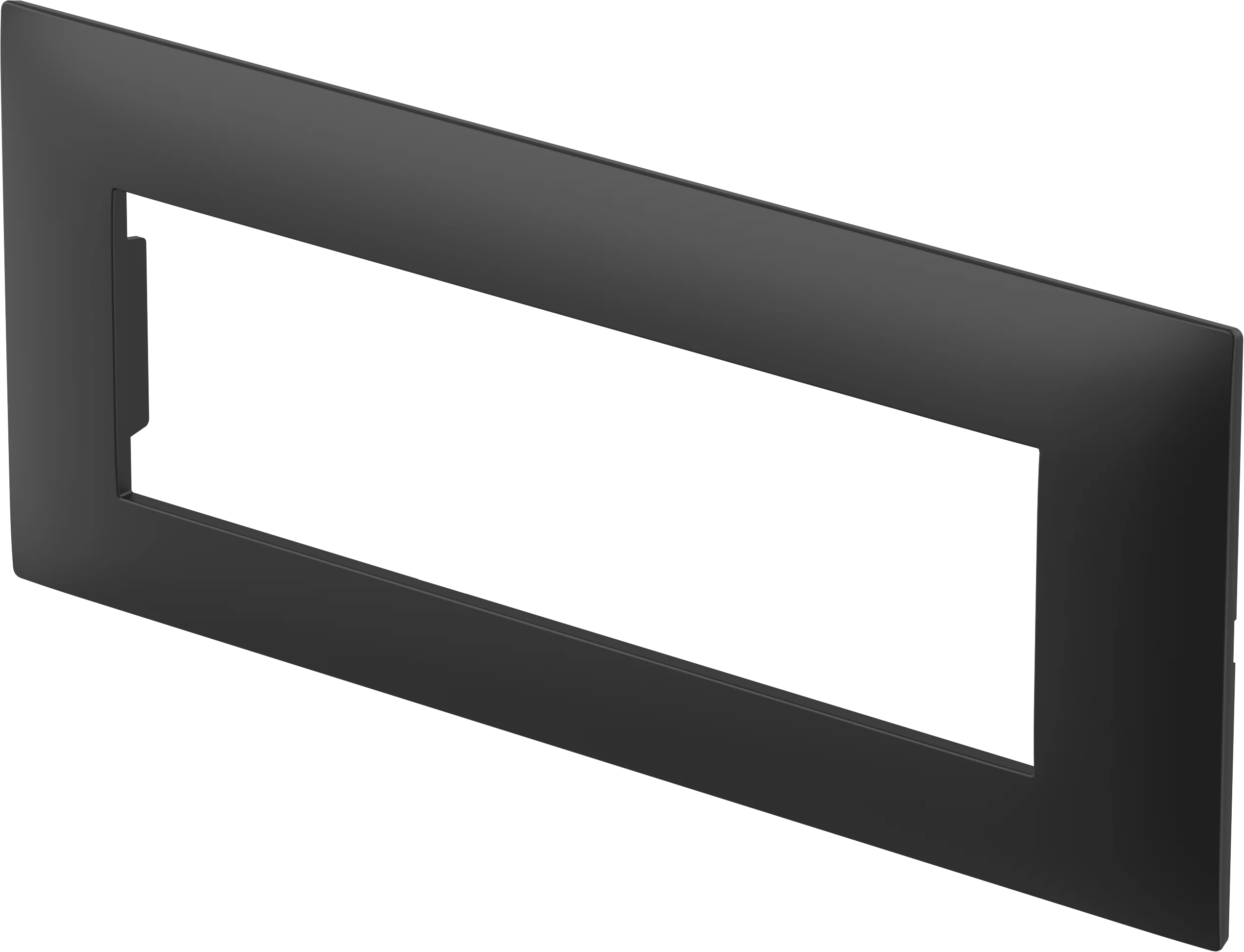 Okvir Thin TEM MODUL 7M – črna mat (soft touch)