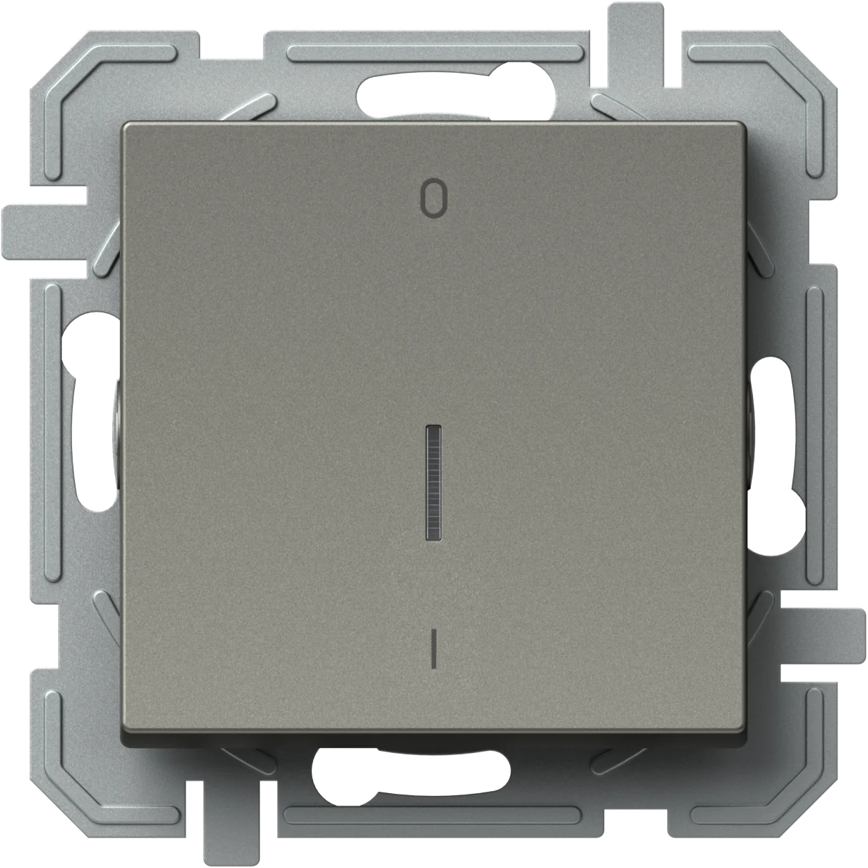Stikalo Dvopolno TEM LOGIQ 16AX 250V~ – titan (simbol: stikalo na poteg) - slika 2