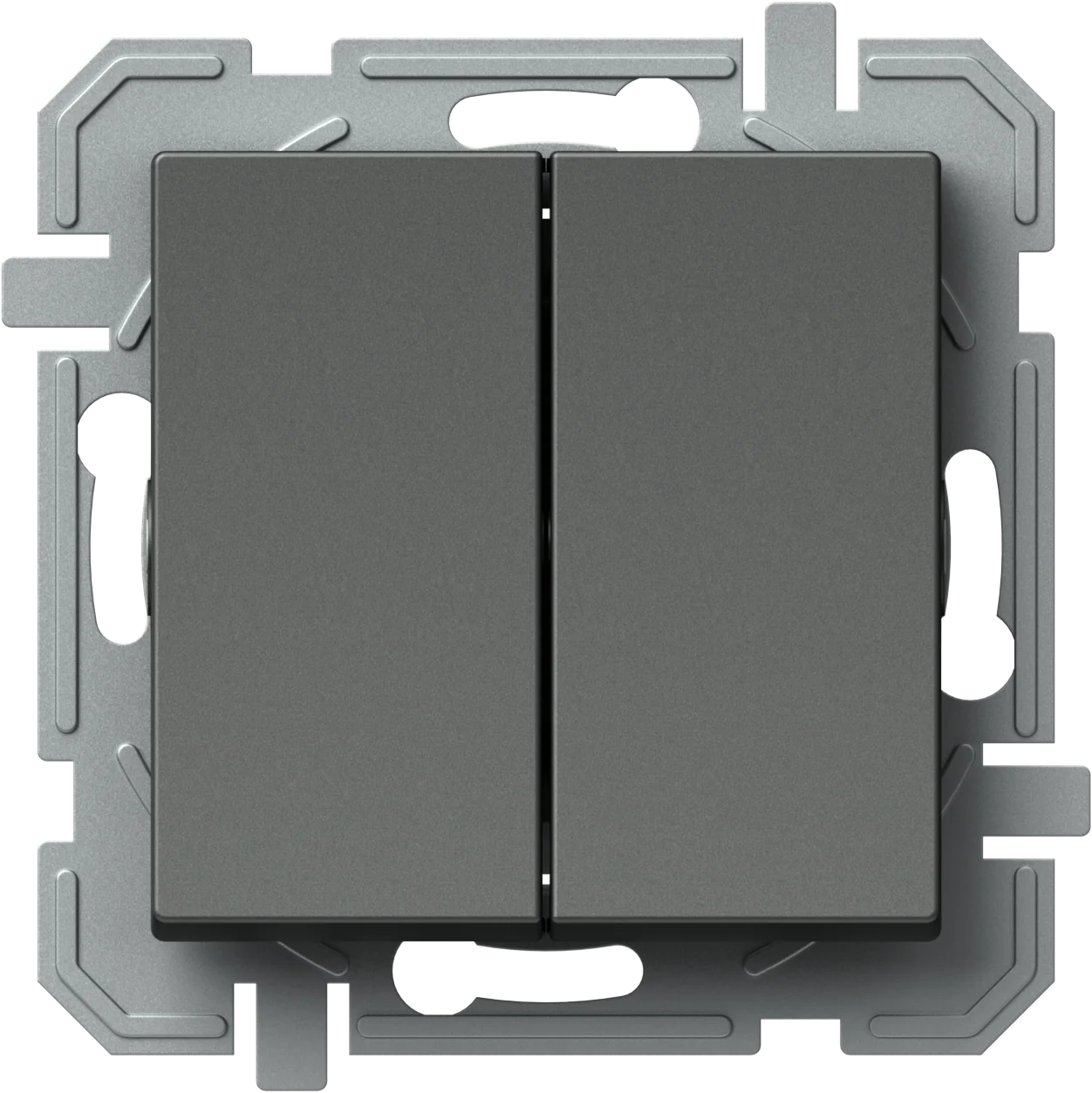 Stikalo Serijsko TEM LOGIQ 10AX 250V~ – antracit - slika 2